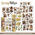 ScrapBoys Steampunk Journey 6x6 Inch Pop Up Paper Pad (SB-STJO-11)